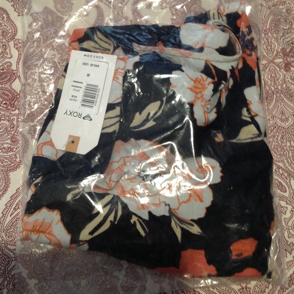 NWT Roxy Anthracite New Flowers Dress - Picture 5 of 6